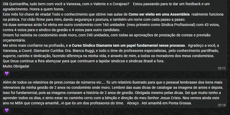 Depoimento Real